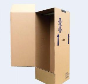 Caisse carton Penderie 500x500x1350 mm